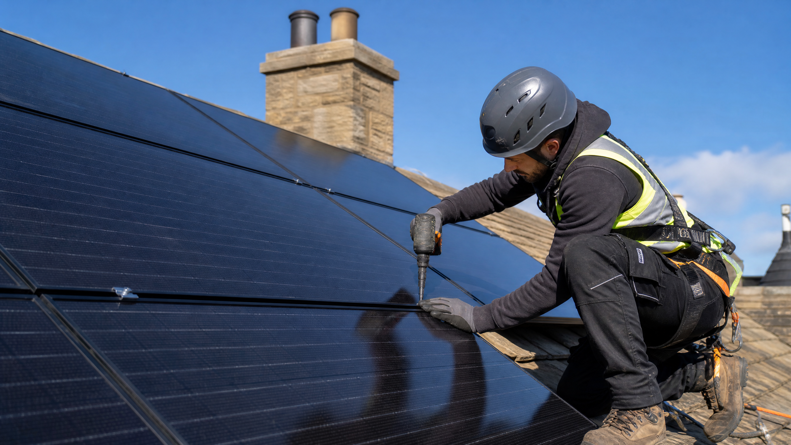 Home Energy Group solar installation work